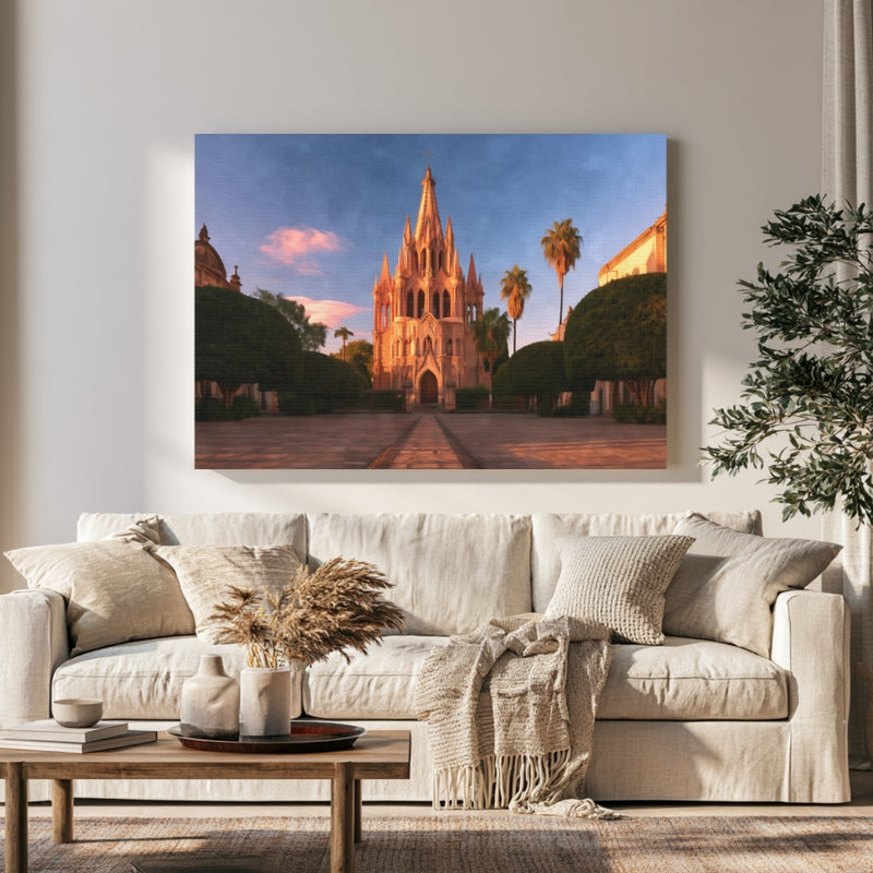 Parroquia de San Miguel Arcangel in a room — San Miguel de Allende, Mexico