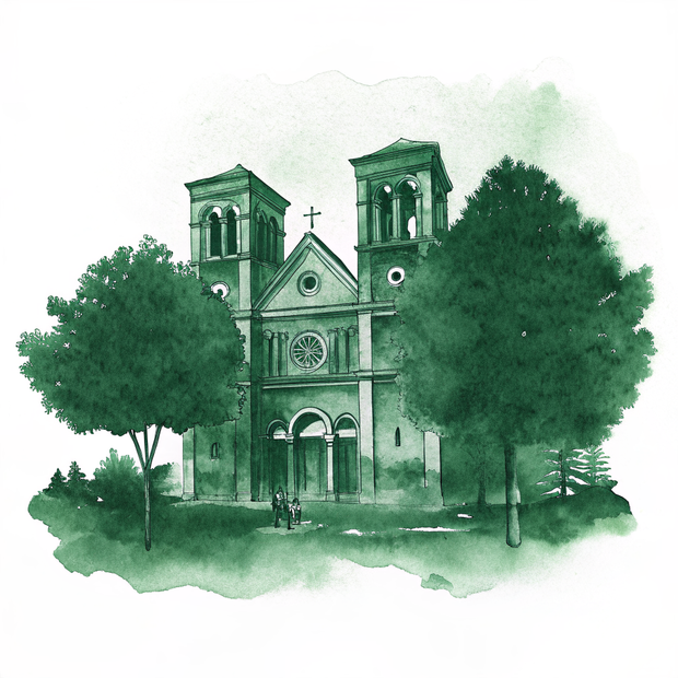 Santa Fe watercolor