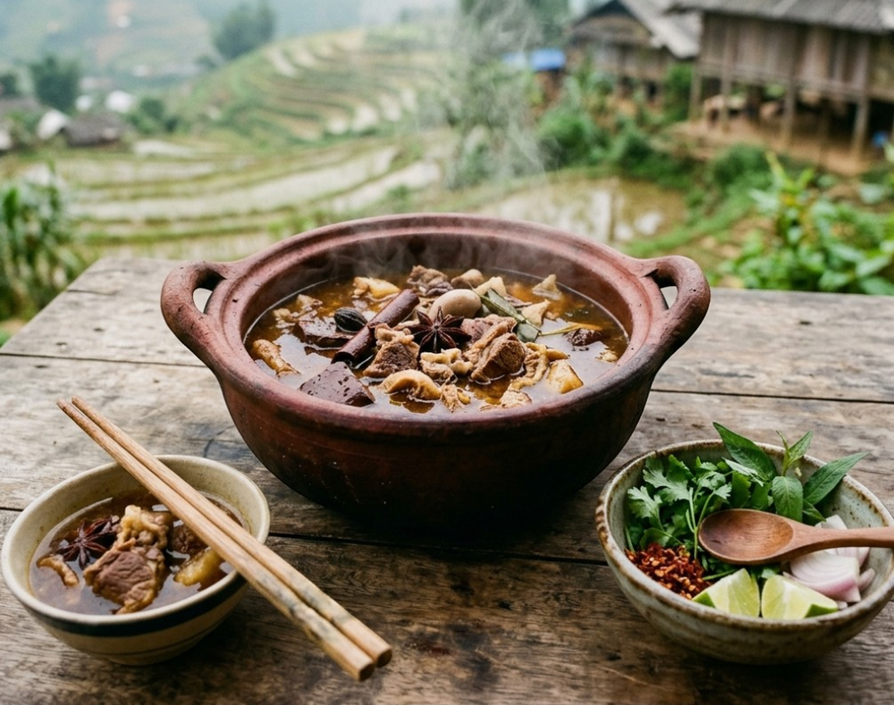 Local cuisine study in Sapa, Vietnam