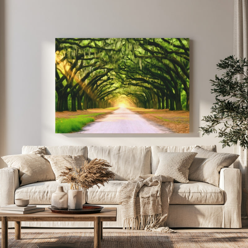 Wormsloe Oak Avenue in a room — Savannah, Georgia