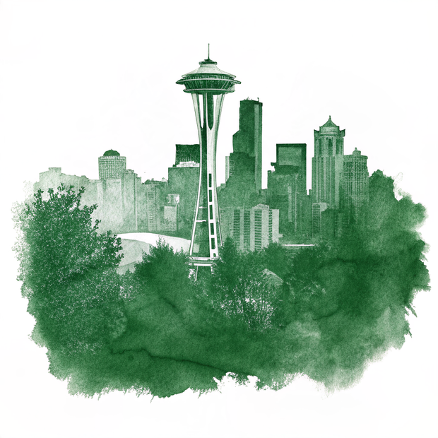 Seattle watercolor