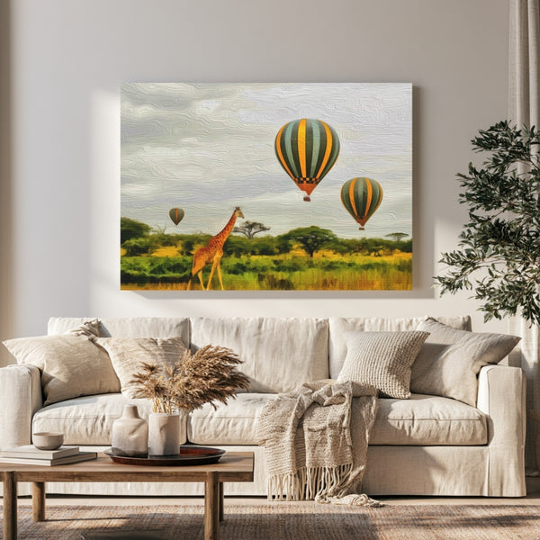 Serengeti, Tanzania | Savanna Balloon Safari | Original Series Gallery Canvas