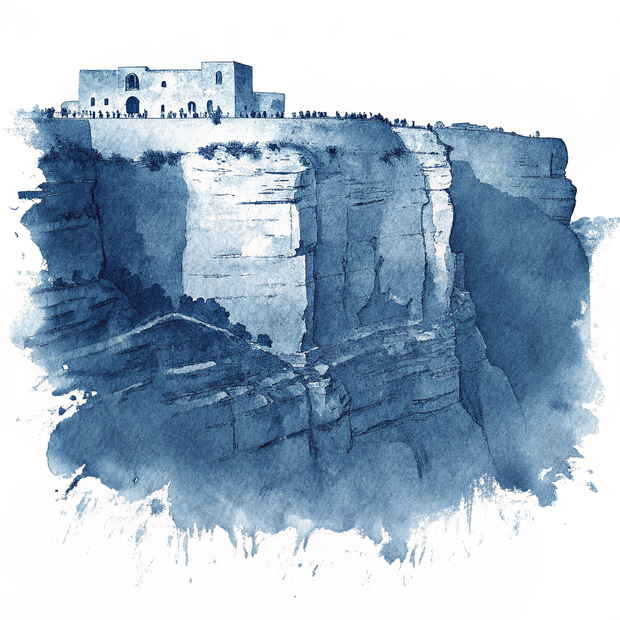 Setenil de las Bodegas watercolor
