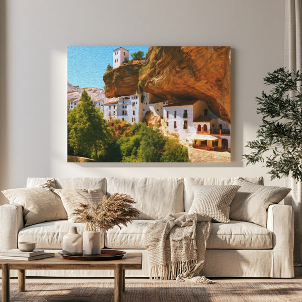 Setenil de las Bodegas, Spain | Setenil de las Bodegas Cave Houses | Original Series Gallery Canvas