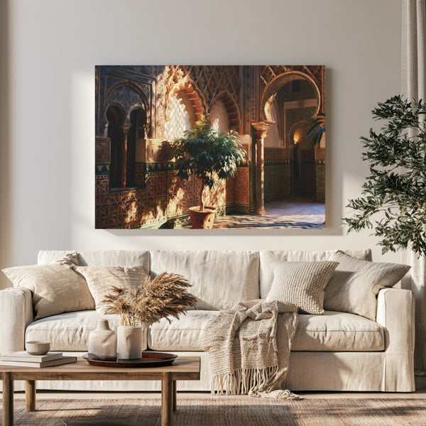 Seville, Spain | Real Alcazar Palace Interior | Original Series Gallery Canvas