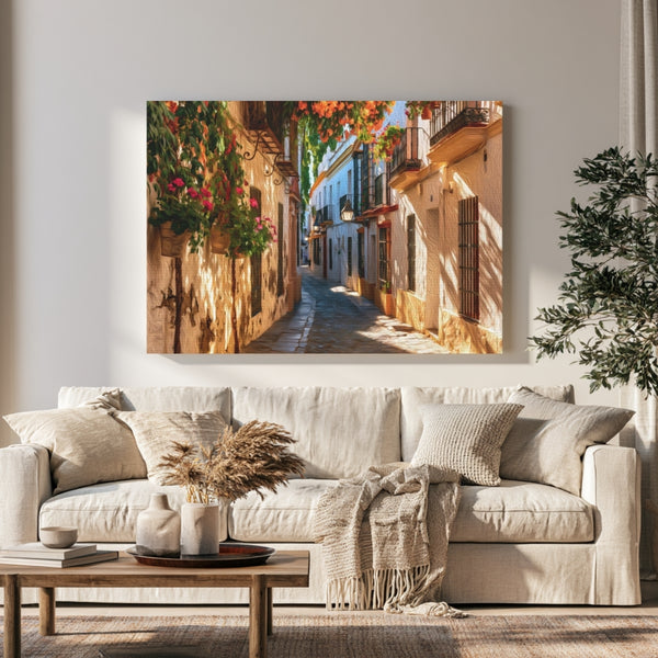 Seville, Spain | Marbella Old Town Alley | Original Series Gallery Canvas