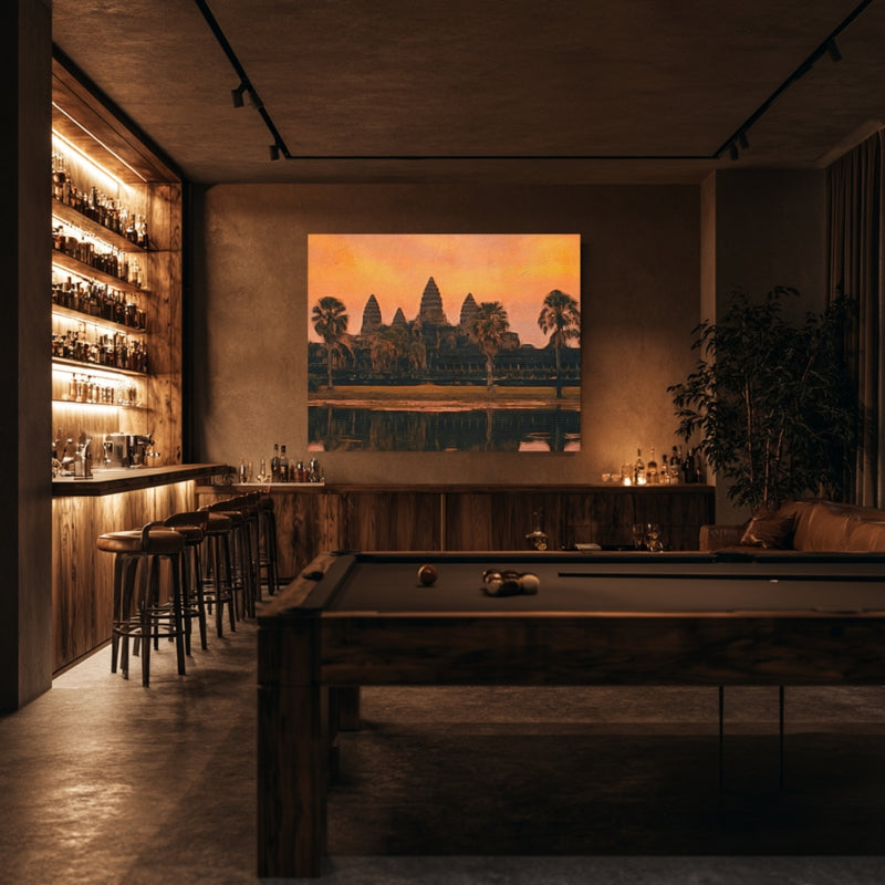 Siem Reap, Cambodia | Angkor Wat Sunrise Reflection | Original Series Gallery Canvas