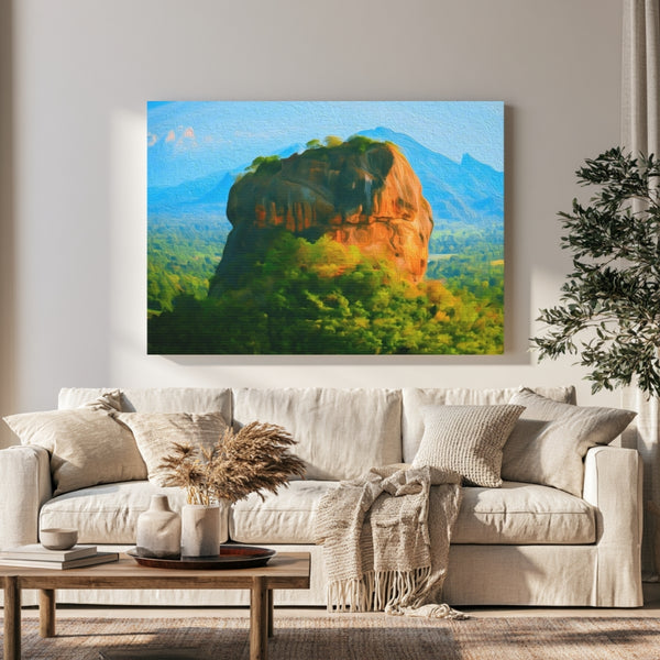 Sigiriya, Sri Lanka | Lion Rock Ancient Fortress | Original Series Gallery Canvas