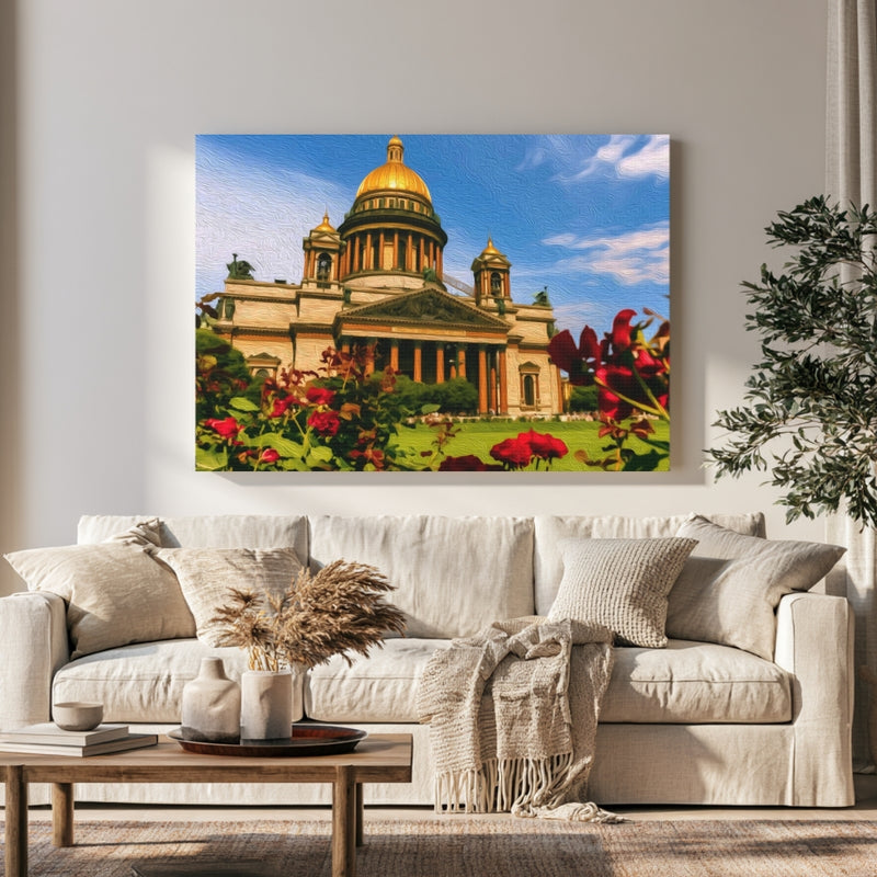 Saint Isaacs Cathedral in a room — Saint Petersburg, Russia