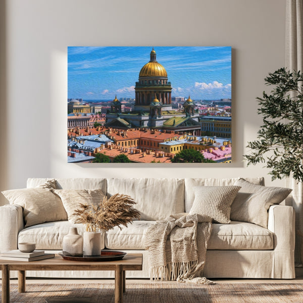 St. Petersburg, Russia | Saint Isaacs Cathedral St Petersburg | Original Series Gallery Canvas
