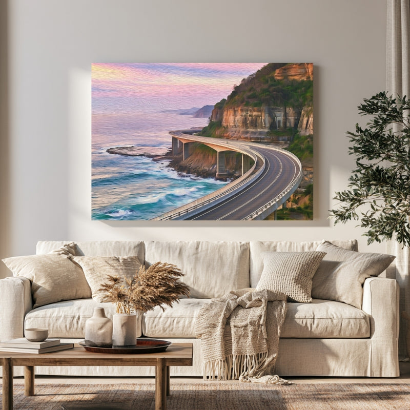 Sea Cliff Bridge Coastline in a room — Sydney, Australia