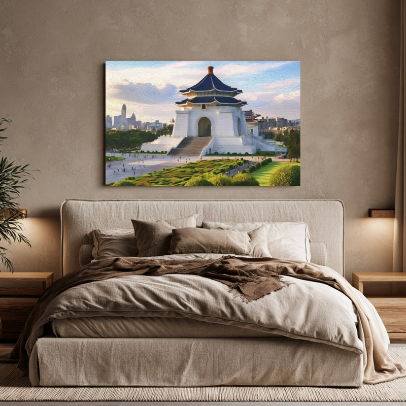 Taipei, Taiwan | Chiang Kai-shek Memorial Hall | Original Series Gallery Canvas