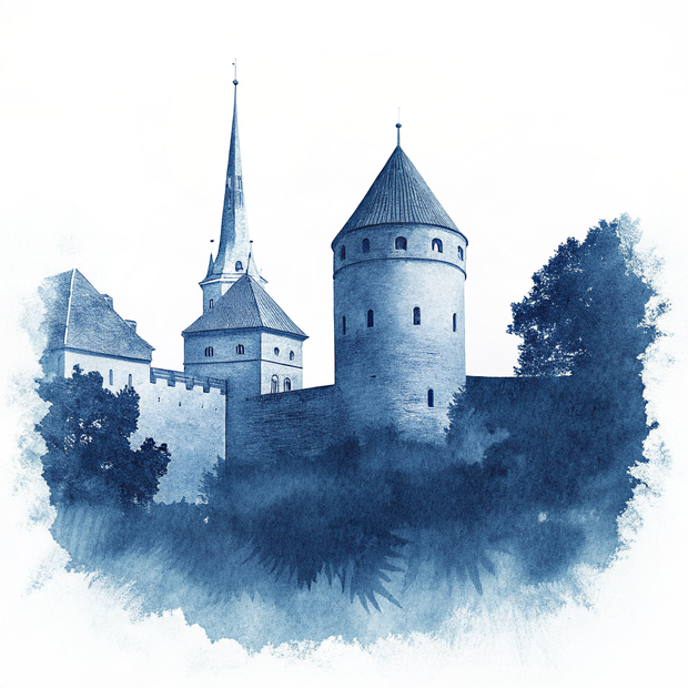 Tallinn watercolor