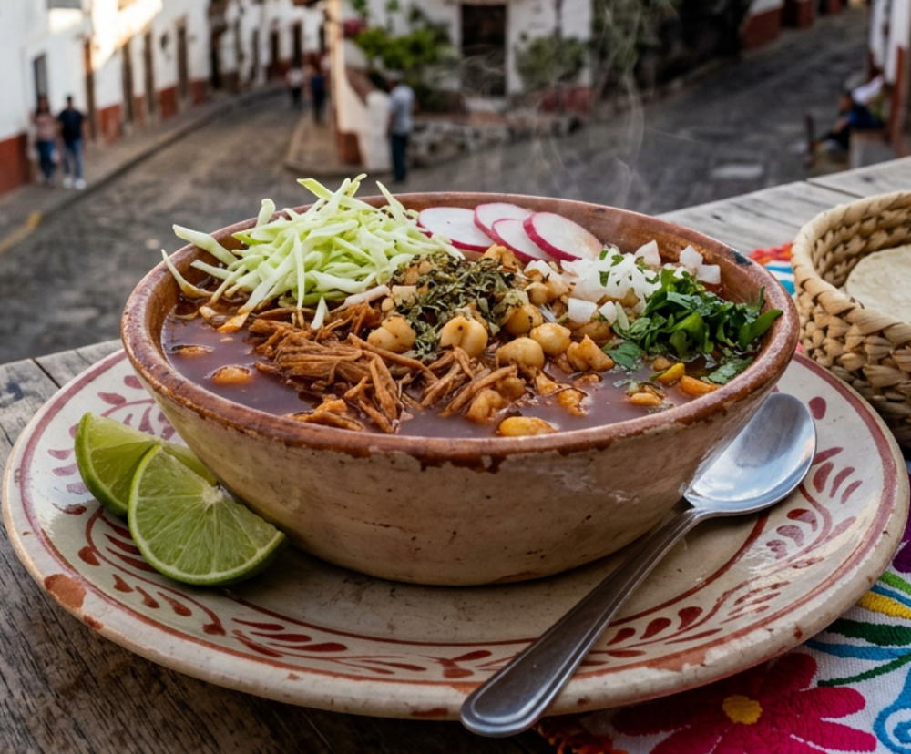 Local cuisine study in Taxco, Mexico