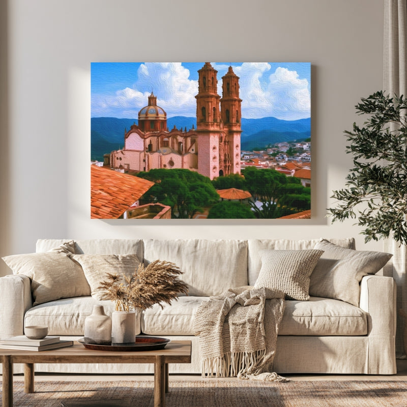Santa Prisca Church Taxco in a room — Taxco, Mexico