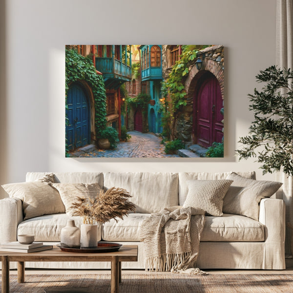 Tbilisi, Georgia | Tbilisi Old Town Courtyard Alley | Original Series Gallery Canvas