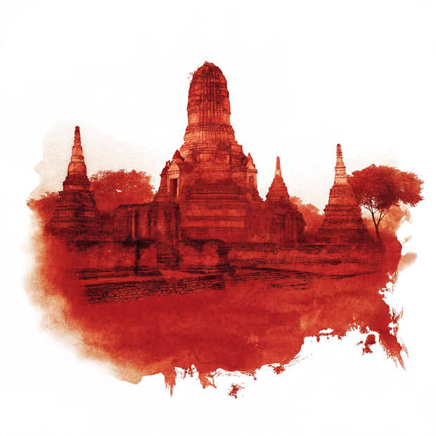 Thailand watercolor