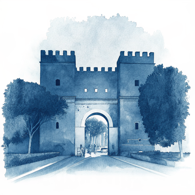 Trastevere watercolor