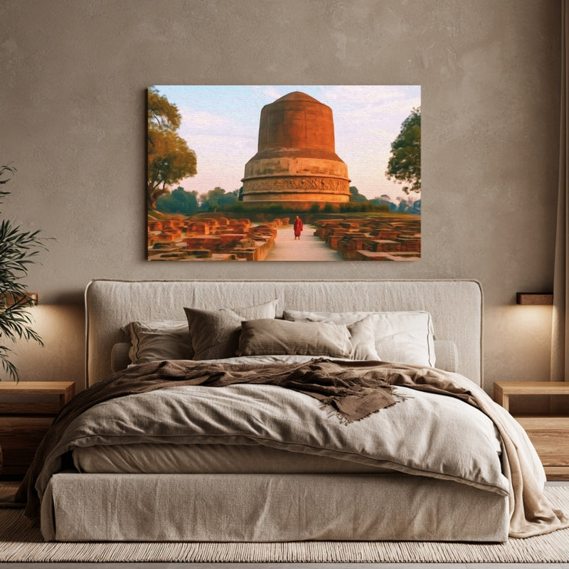 Varanasi, India | Dhamek Stupa Sarnath | Original Series Gallery Canvas