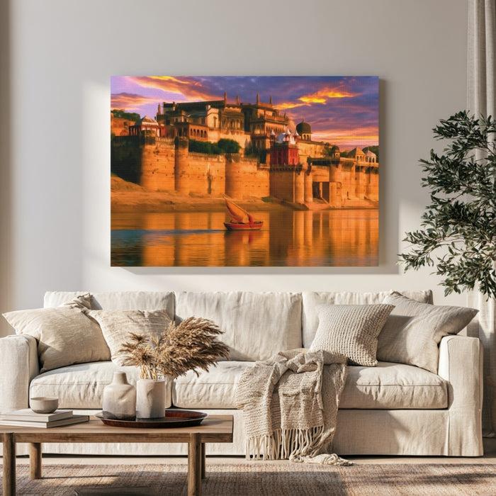 Varanasi Ghats Riverside Fortifications