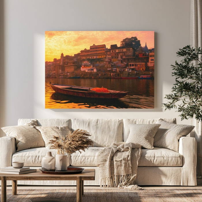Varanasi Ghats Ganges River