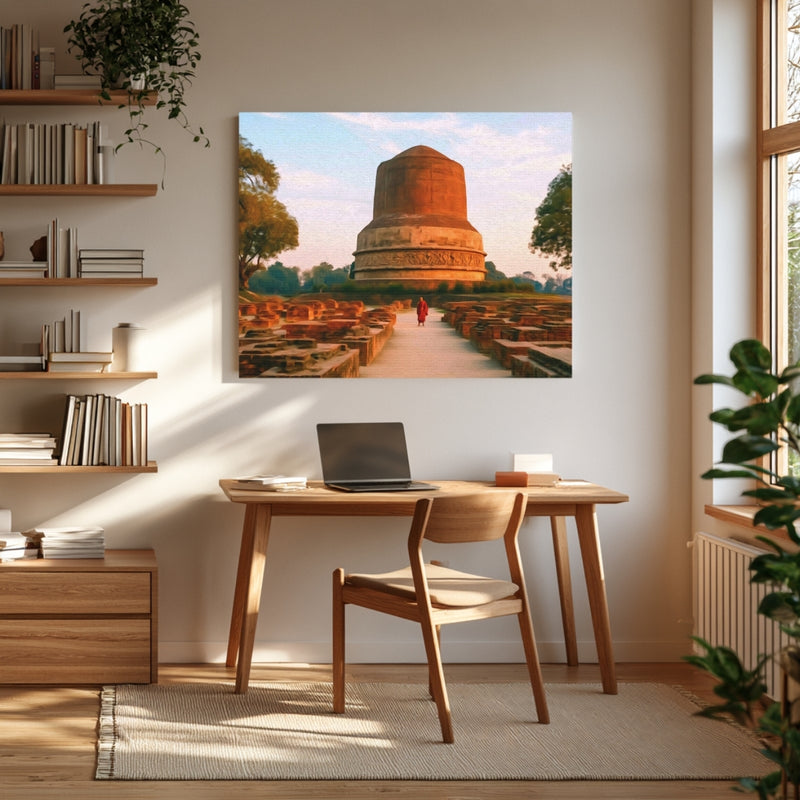 Varanasi, India | Dhamek Stupa Sarnath | Original Series Gallery Canvas