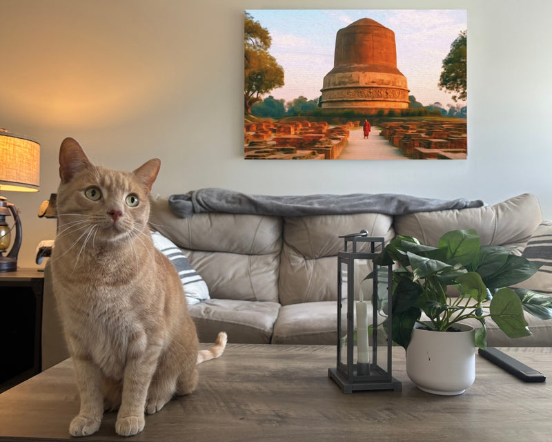 Varanasi, India | Dhamek Stupa Sarnath | Original Series Gallery Canvas