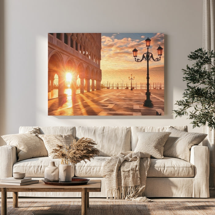 Doge's Palace Piazzetta Sunrise