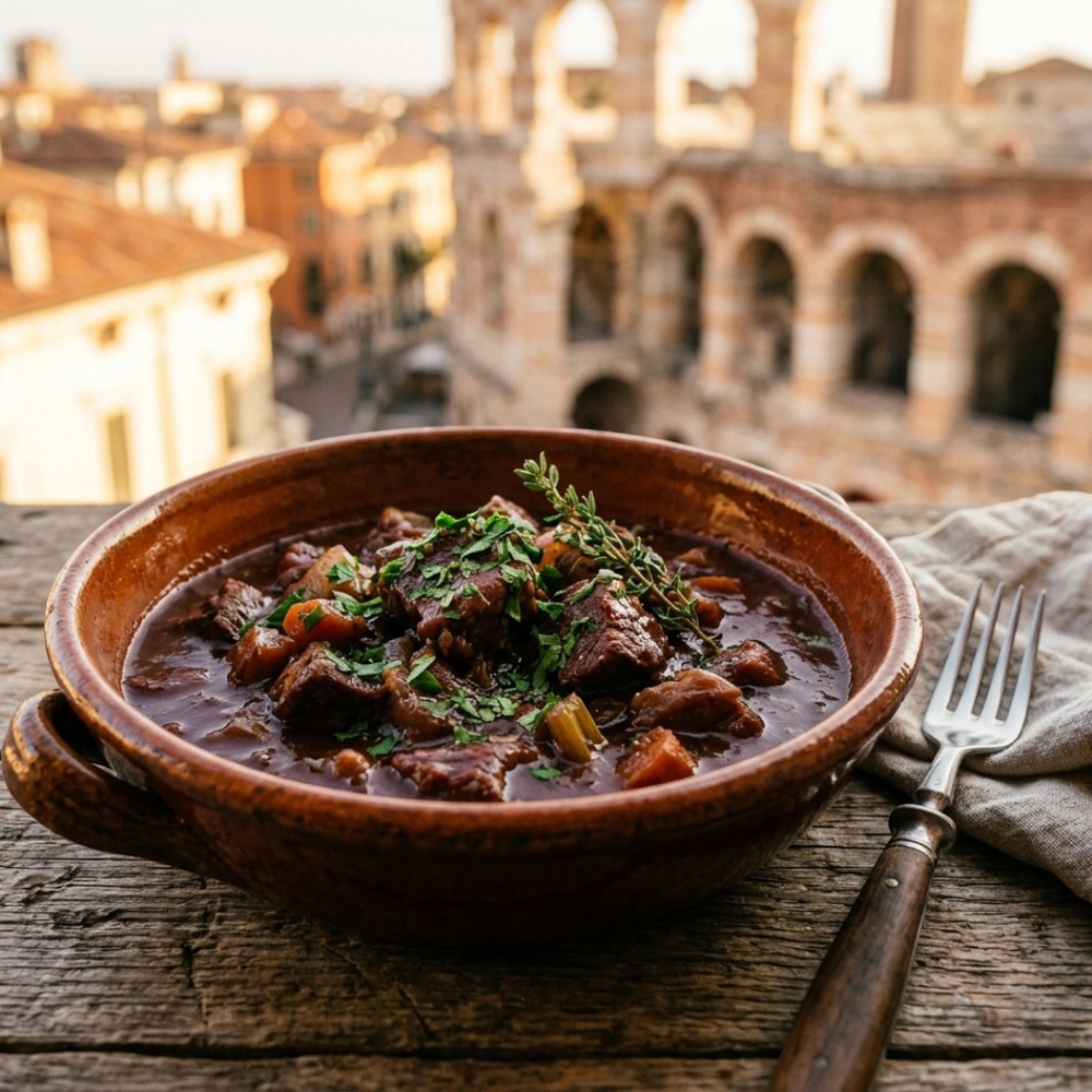 Local cuisine study in Verona, Italy