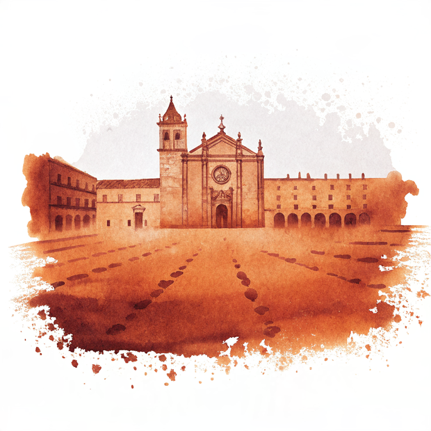 Villa de Leyva watercolor