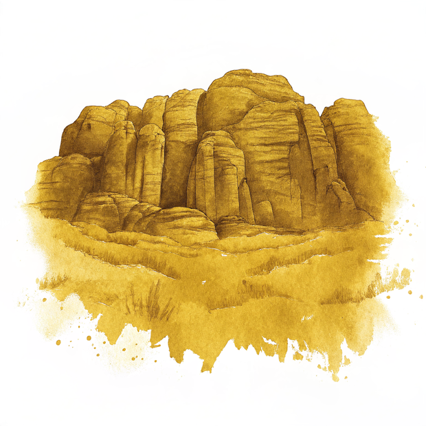 Wadi Rum watercolor