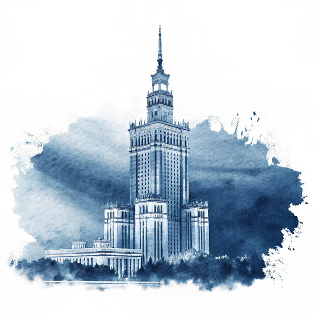 Warsaw watercolor