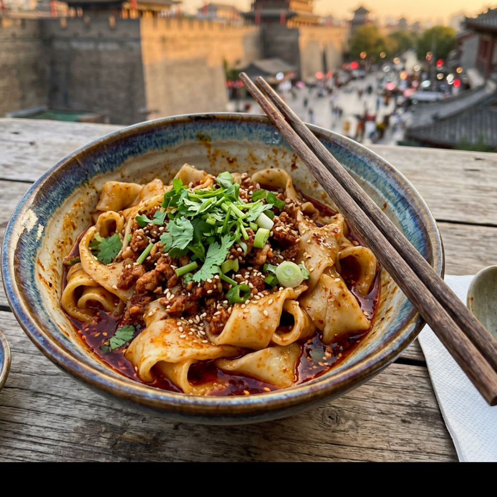 Local cuisine study in Xi'an, China