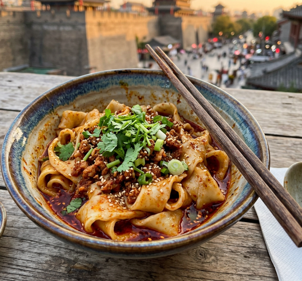 Local cuisine study in Xi'an, China