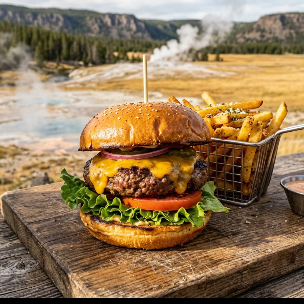 Local cuisine study in Yellowstone National Park, Wyoming