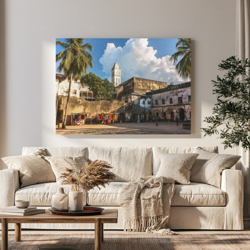 Old Fort Stone Town in a room — Zanzibar, Tanzania