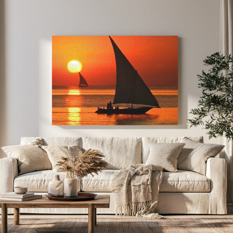 Zanzibar Dhow Sunset Sail in a room — Zanzibar, Tanzania