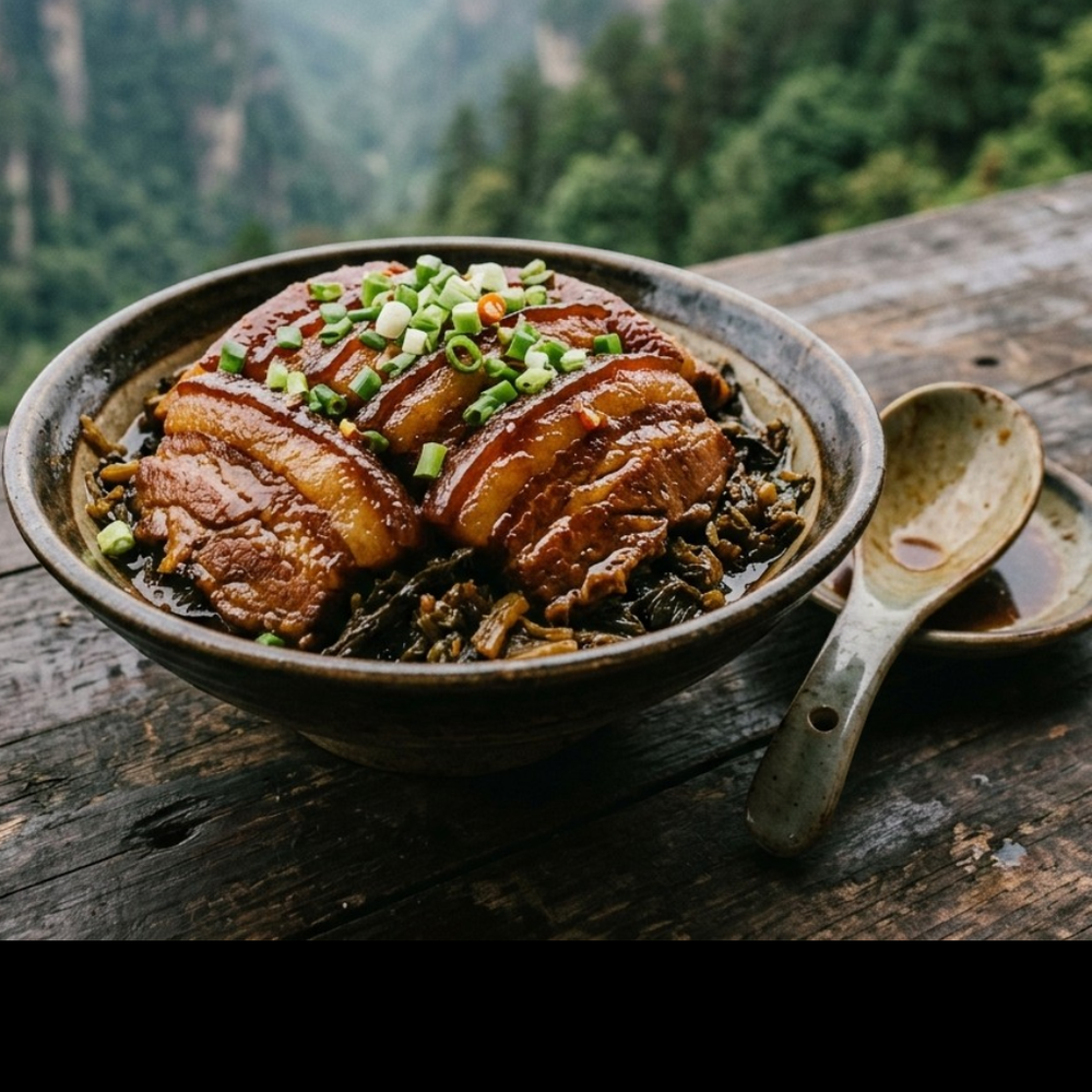 Local cuisine study in Zhangjiajie, China
