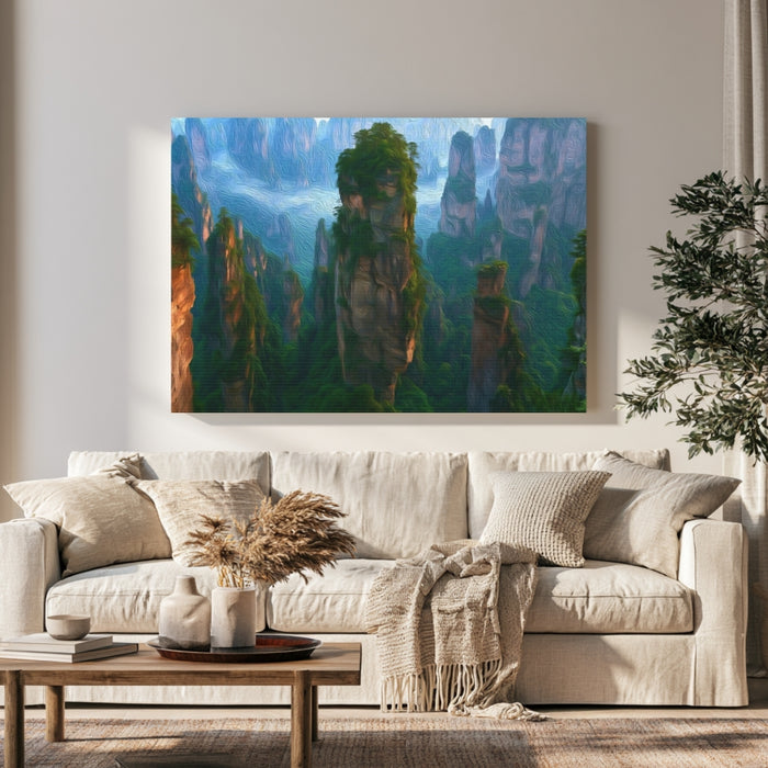 Tianzi Mountain Pillar Peaks