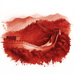 China watercolor