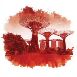 Singapore watercolor