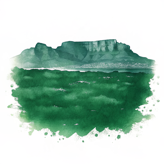 South Africa watercolor