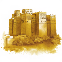 Yemen watercolor