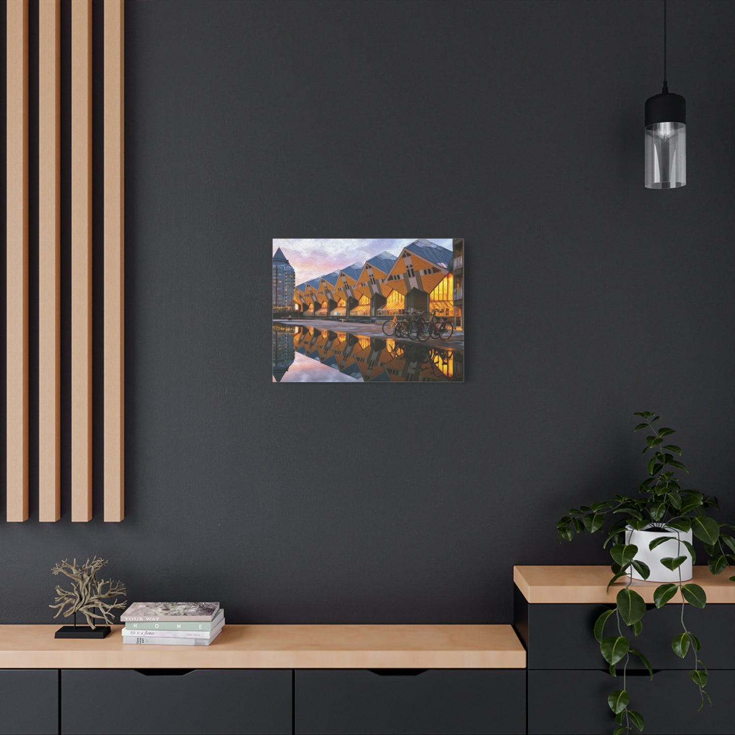 Rotterdam, Netherlands | Watercolor Canvas Print | The Painted Passport®