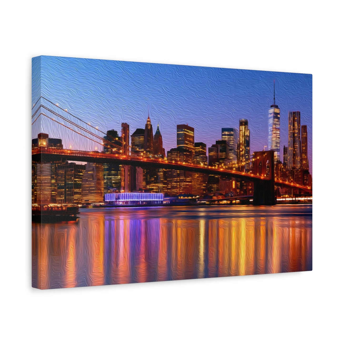 New York City, New York | Watercolor Canvas Print | The Painted Passport®