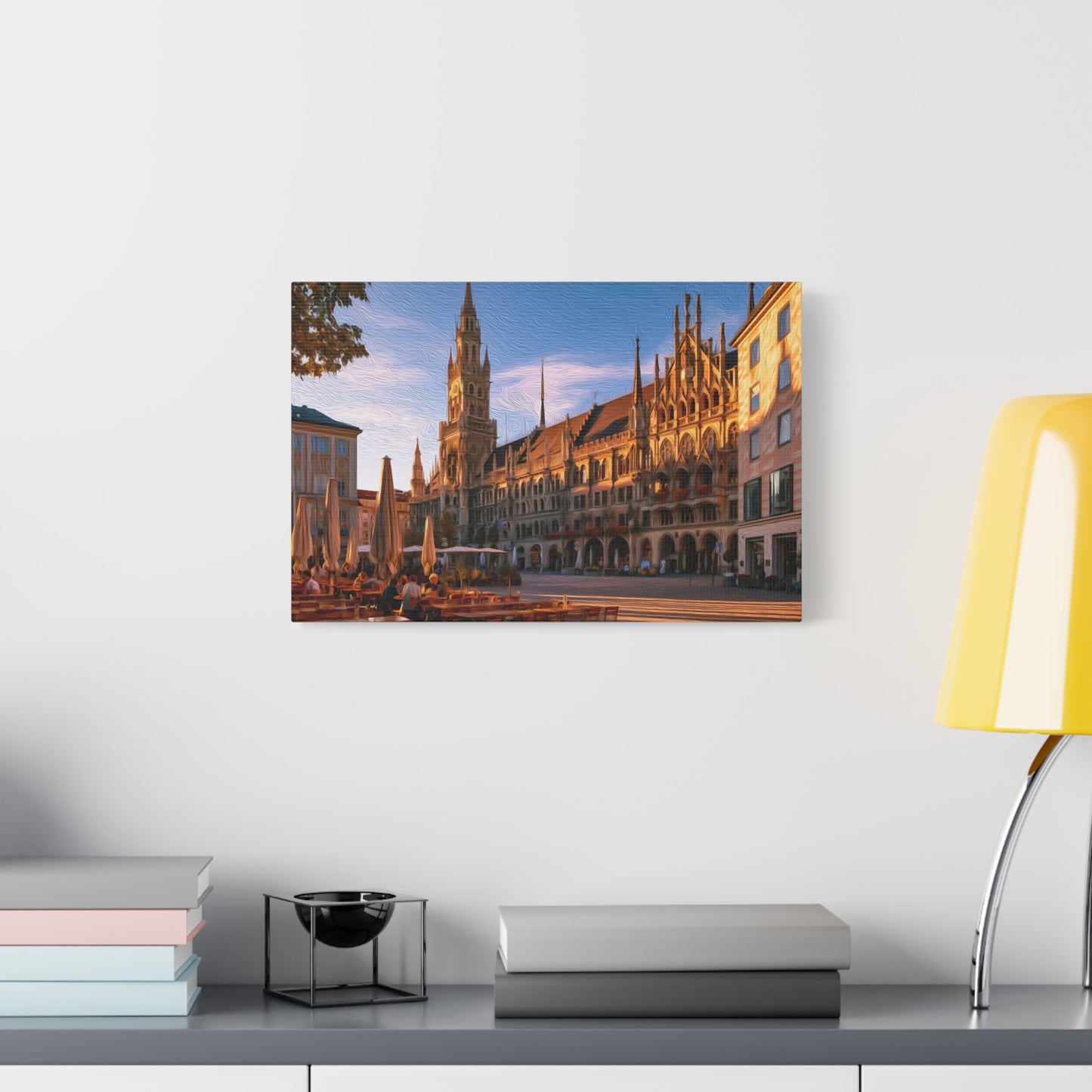 Munich, Germany | Watercolor Canvas Print | The Painted Passport®