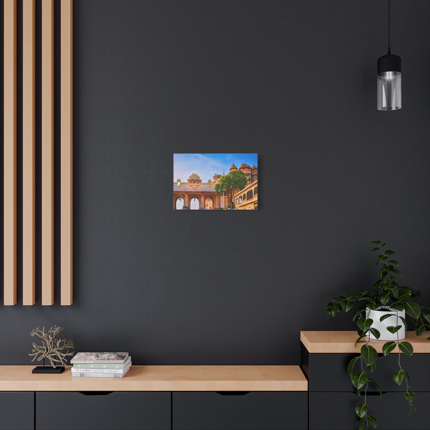 Udaipur, India | Watercolor Canvas Print | The Painted Passport®