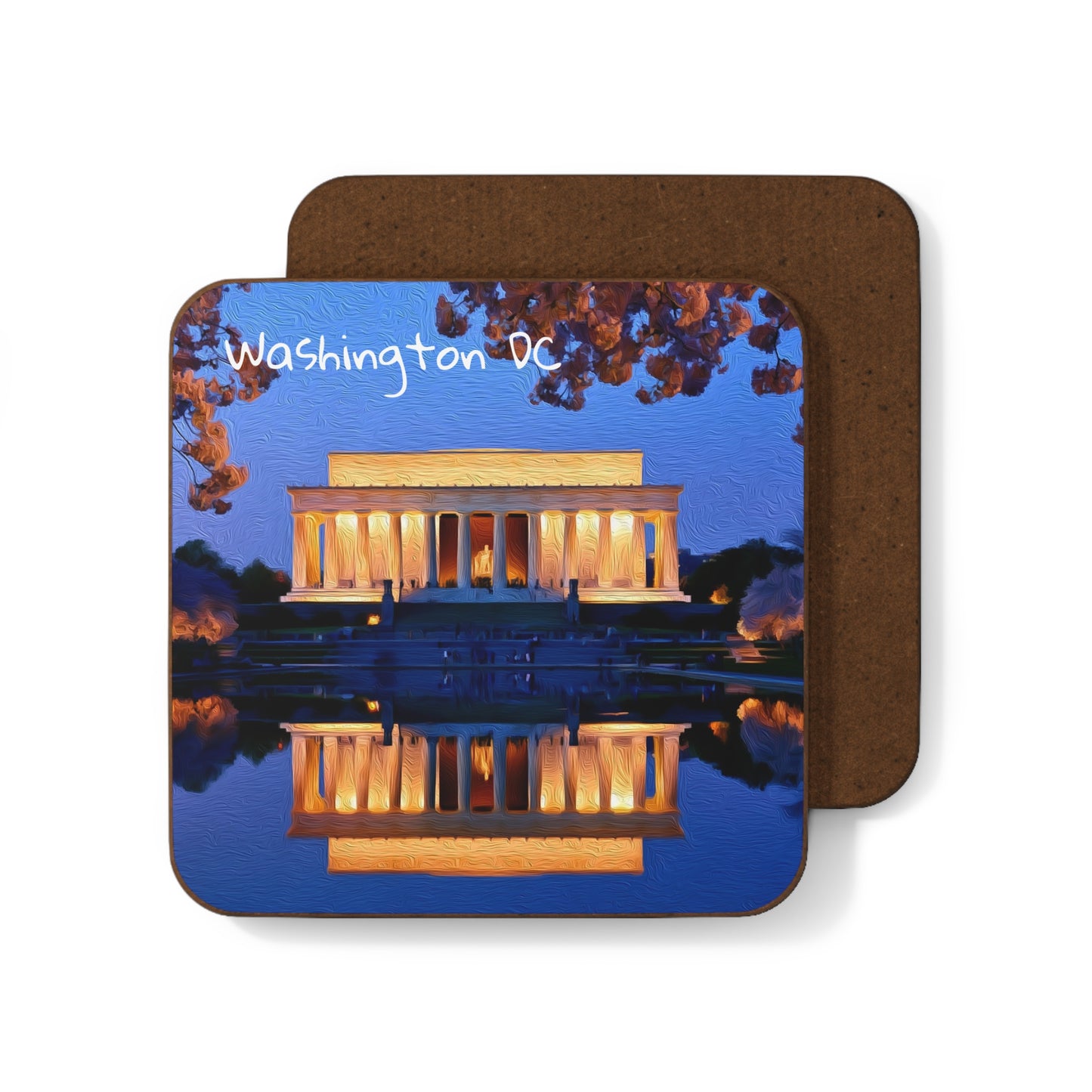 Washington DC, USA | Watercolor Coaster | The Painted Passport®