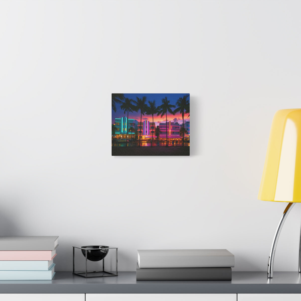 Miami, Florida | Watercolor Canvas Print | The Painted Passport®