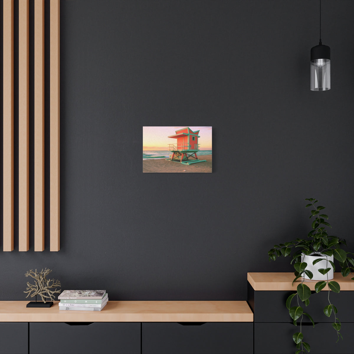 Miami, Florida | Watercolor Canvas Print | The Painted Passport®